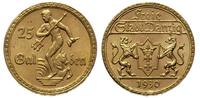25 guldenów 1930, złoto 7.98 g, piękny egzemplar