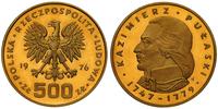 500 złotych 1976, Kazimierz Pułaski, złoto 29.89