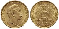 20 marek 1907/A, Berlin, złoto 7.95 g