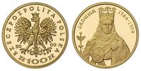 100 złotych 2000, Jadwiga, złoto 8.05 g, moneta 