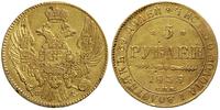 5 rubli 1835, Petersburg, złoto, 6.40 g