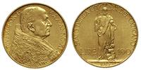 100 lirów 1932, Rzym, złoto 8.79 g