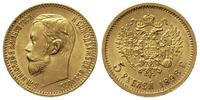 5 rubli 1898, Petersburg, złoto 4.29 g