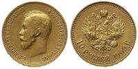 10 rubli 1909, Petersburg, rzadki rocznik, złoto
