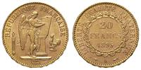 20 franków 1895, Paryż, złoto, 6.43 g