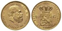 10 guldenów 1877, Utrecht, złoto, 6.71 g