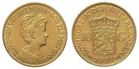 10 guldenów 1912, Utrecht, złoto, 6.72 g