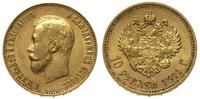 10 rubli 1911, Petersburg, złoto 8.59 g