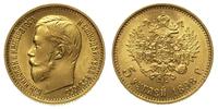 5 rubli 1898, Petersburg, złoto 4.30 g
