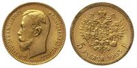 5 rubli 1903, Petersburg, złoto 4.30 g