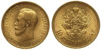 10 rubli 1899/AG, Petersburg, złoto 8.60 g