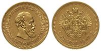 5 rubli 1887, złoto 6.43 g