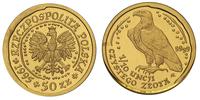 50 złotych 1995, Orzeł Bielik, złoto 3.1 g, mone