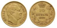 10 dinarów 1882, złoto 3.18 g, Friedberg 5