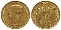 40 lirów 1810/M, złoto 12.88 g, bardzo ładny egz