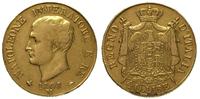 40 lirów 1808/M, złoto 12.85 g
