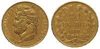 20 franków 1839, złoto 6.43 g