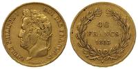 40 franków 1833, złoto 12.84 g