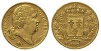20 franków 1817/A, złoto 6.41 g