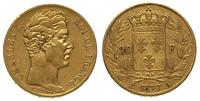 20 franków 1827/A, złoto 6.41 g