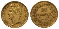 20 franków 1831/A, złoto 6.44 g
