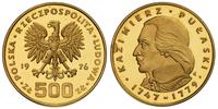 500 złotych 1976, Kazimierz Pułaski, złoto 29.90