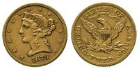 5 dolarów 1879, Filadelfia, złoto 8.24 g