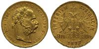 8 florenów = 20 franków 1877, Wiedeń, złoto 6.45