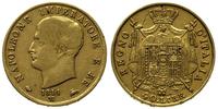 40 lirów 1811/M, złoto 12.82 g