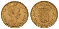 5 guldenów 1912, złoto 3.35 g, Friedberg 350
