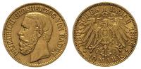 10 marek 1898, Karlsruhe, złoto 3.95 g, Jaeger 1