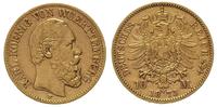 10 marek 1873, Stuttgart, złoto 3.92 g, Jaeger 2