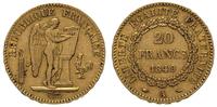 20 franków 1849 /A, Paryż, złoto 6.40 g