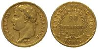 20 franków 1811/A, złoto 6.42 g