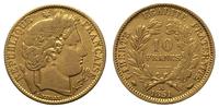 10 franków 1851/A, złoto 3.19 g