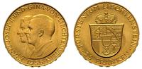 25 franków 1956, złoto 5.66 g, mała rysa na awer
