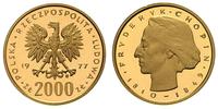 2.000 złotych 1977, Fryderyk Chopin, złoto 8.06 