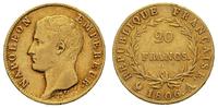 20 franków 1806/A, złoto 6.39 g
