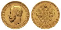 10 rubli 1903/AR, Petersburg, złoto 8.59 g