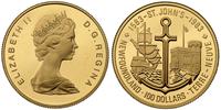 100 dolarów 1983, Nowa Funlandia 1583-1983, złot