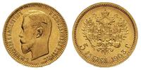 5 rubli 1903/AR, Petersburg, złoto 4.29 g