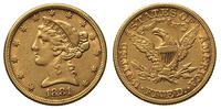 5 dolarów 1881, Filadelfia, złoto 8.32 g