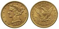 5 dolarów 1897, Filadelfia, złoto 8.35 g