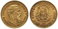 10 marek 1888/A, Berlin, złoto 3.97 g, Jaeger 24
