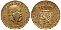 10 guldenów 1875, Utrecht, złoto 6.73 g