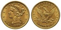 5 dolarów 1907, Filadelfia, złoto 8.35 g