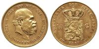 10 guldenów 1877, Utrecht, złoto 6.70 g