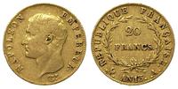 20 franków AN 13 (1804), Paryż, złoto 6.40 g