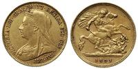1 funt 1897, złoto 3.98 g