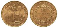 20 franków 1893/A, Paryż, złoto 6.44 g